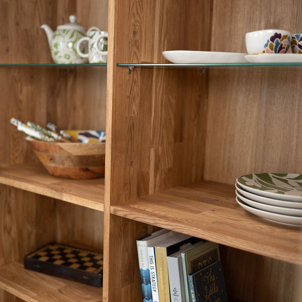 Vitrine aus massiver Eiche Escandi 3 | NordicStory