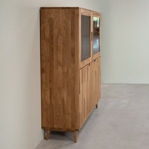Vitrine aus massiver Eiche Escandi 3 | NordicStory