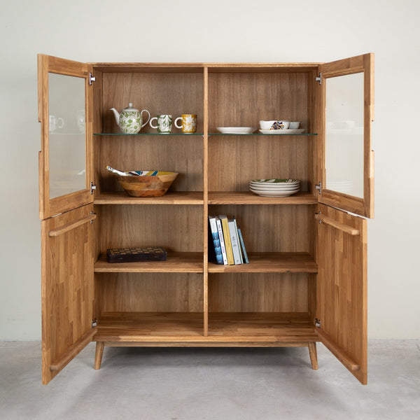 Vitrine aus massiver Eiche Escandi 3 | NordicStory
