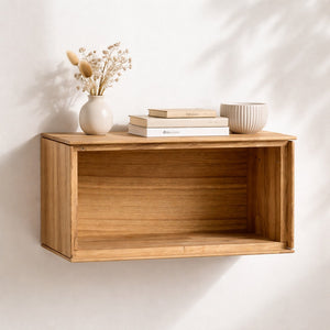 Hängendes Sideboard aus massiver Eiche Combo 3 | NordicStory