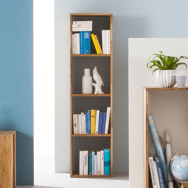 Bücherregal aus massiver Eiche Regal 4 | NordicStory