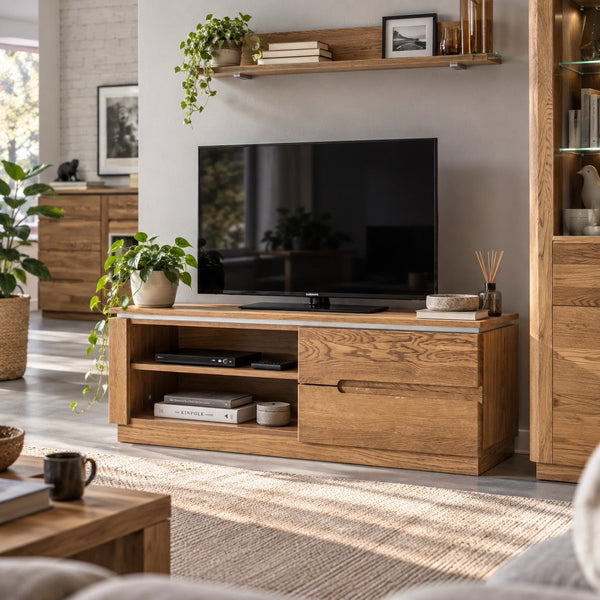 TV-Lowboard aus Eiche Montenegro 24 | LoftStory