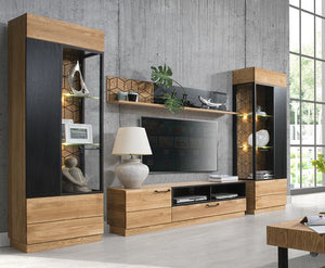 TV-Lowboard aus Eiche Mozaik 25 | LoftStory