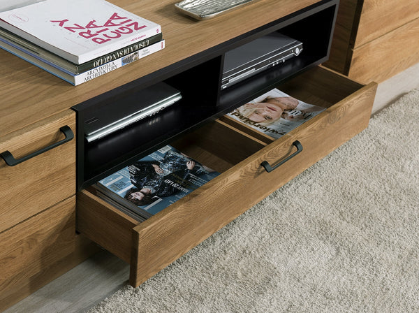 TV-Lowboard aus Eiche Mozaik 25 | LoftStory