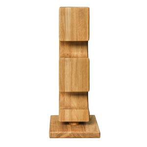 Wine rack of oak Alma, for 4 bottles | NordicStory