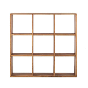 Bücherregal aus massiver Eiche Regal 3x3 | NordicStory