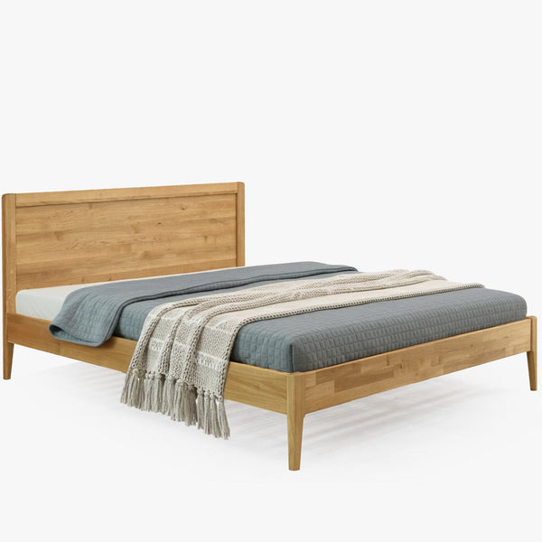 Bett aus massiver Eiche Milan | NordicStory