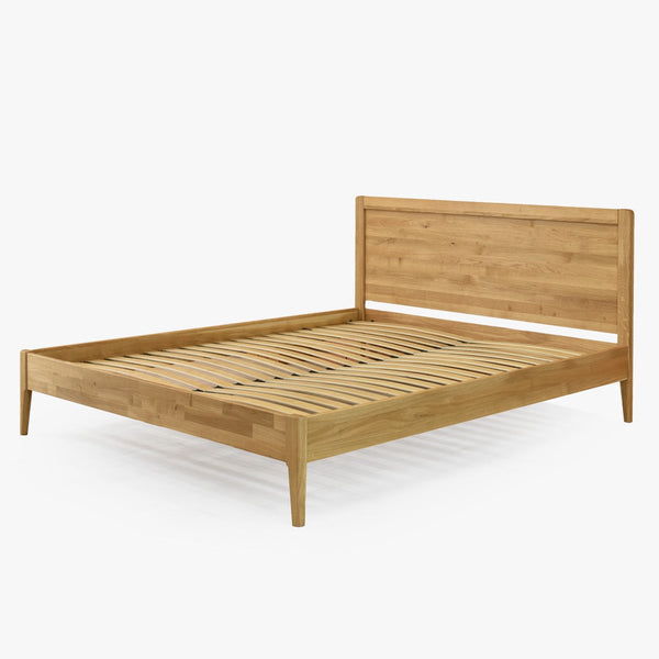 Bett aus massiver Eiche Milan | NordicStory