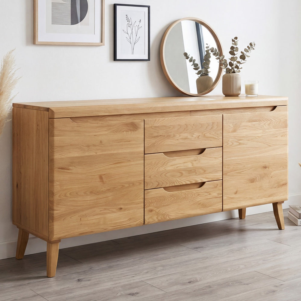 Sideboard aus massiver Eiche Milan 3 | NordicStory