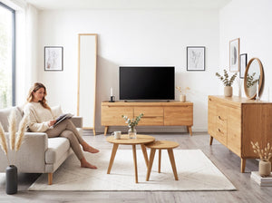 Sideboard aus massiver Eiche Milan 3 | NordicStory