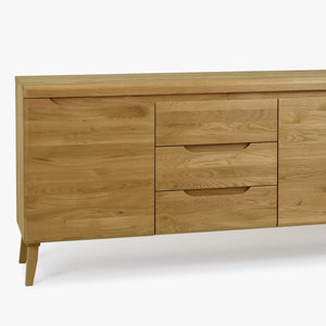 Sideboard aus massiver Eiche Milan 3 | NordicStory