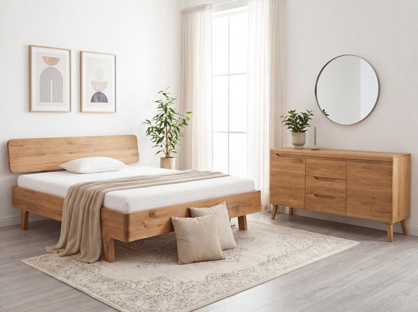 Sideboard aus massiver Eiche Milan 3 | NordicStory