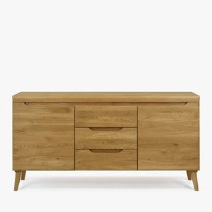 Sideboard aus massiver Eiche Milan 3 | NordicStory
