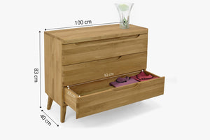 Sideboard aus massiver Eiche Milan | NordicStory