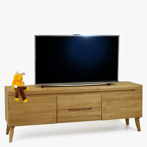 TV-Lowboard aus massiver Eiche Milan 1 | NordicStory