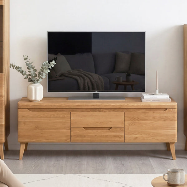 TV-Lowboard aus massiver Eiche Milan 1 | NordicStory
