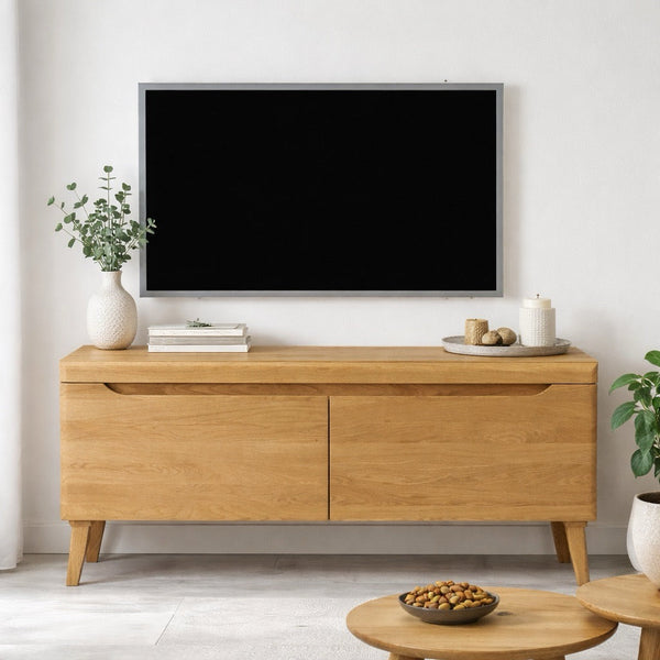 TV-Lowboard aus massiver Eiche Milan 2 | NordicStory