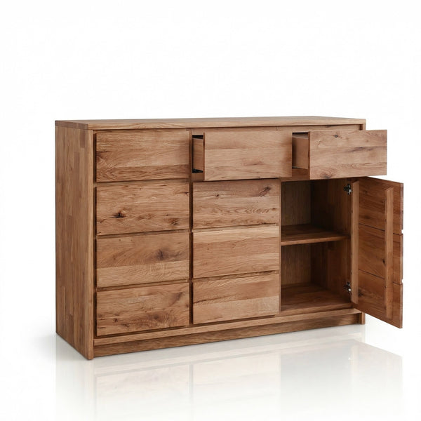 Sideboard aus massiver Eiche Oregon 3.3 | NordicStory