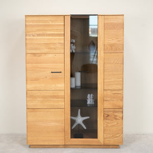 Vitrine aus massiver Eiche Arvik | NordicStory