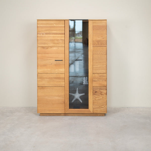 Vitrine aus massiver Eiche Arvik | NordicStory