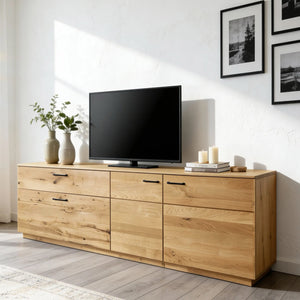 TV-lowboard aus massivem Eichenholz Arvik 1 | NordicStory