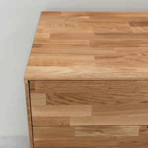 Eiche massiv Kommode Escandi 1, 80 x 45 x 84,5 cm | NordicStory