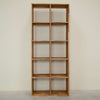 Eiche massiv Bücherregal Regal 10, 76 x 35 x 187 cm | NordicStory