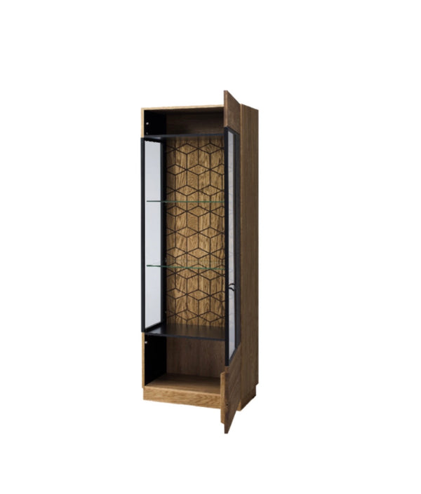 LoftStory Eichenholz-Vitrine