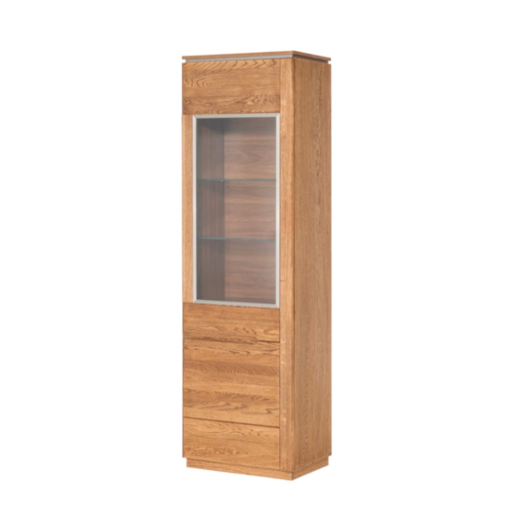 LoftStory Eichenholz-Vitrine