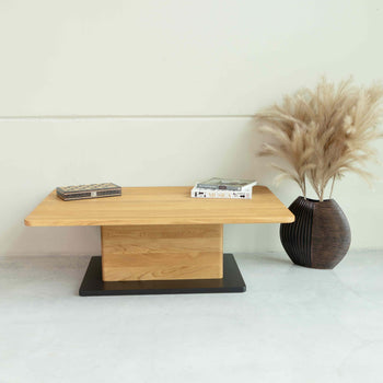 Bremen Couchtisch Eiche massiv, 120 x 80 x 40 cm | NordicStory