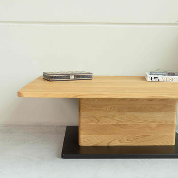 Bremen Couchtisch Eiche massiv, 120 x 80 x 40 cm | NordicStory
