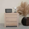Elsa 30 Eiche Massivholz Couchtisch, 56,4 x 44 x 55 cm, NordicStory