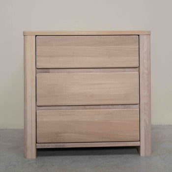 Elsa 30 Eiche Massivholz Couchtisch, 56,4 x 44 x 55 cm, NordicStory