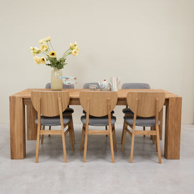 Esstisch aus massiver Eiche Mauritz 3 OakStore NordicStory
