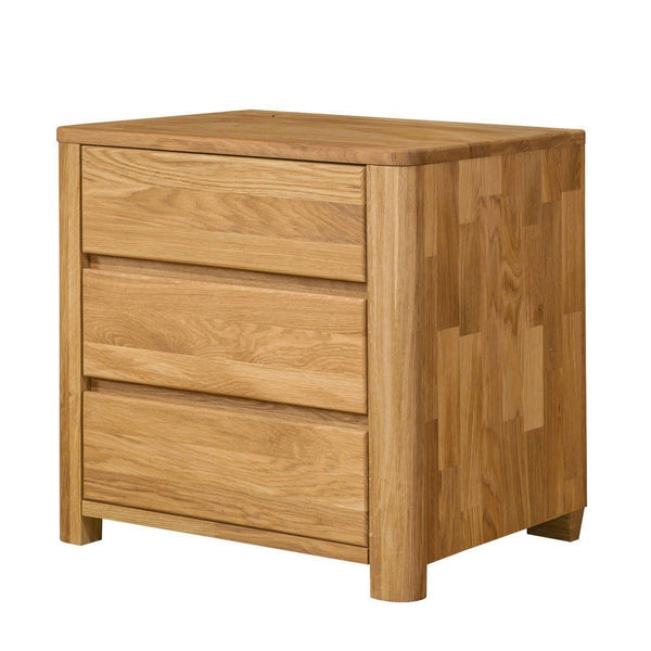 Elsa 30 Eiche Massivholz Couchtisch, 56,4 x 44 x 55 cm, NordicStory