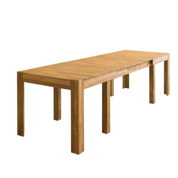 Ausziehbarer Esstisch in Eiche massiv XL, 160-280 x 90 x 75 cm | NordicStory