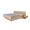 NordicStory "Alina" Bett aus massiver Eiche mit Kopfteil und 2 schwebenden Nachttischen9