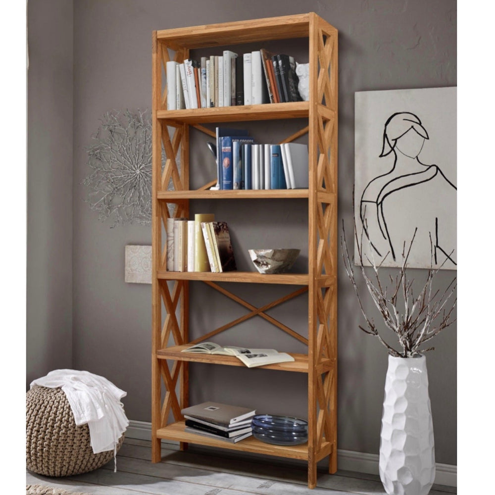 NordicStory Bücherregal aus massiver Eiche NordicStory Bücherregal aus massiver Eiche