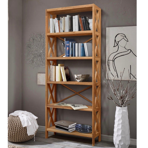 NordicStory Bücherregal aus massiver Eiche NordicStory Bücherregal aus massiver Eiche