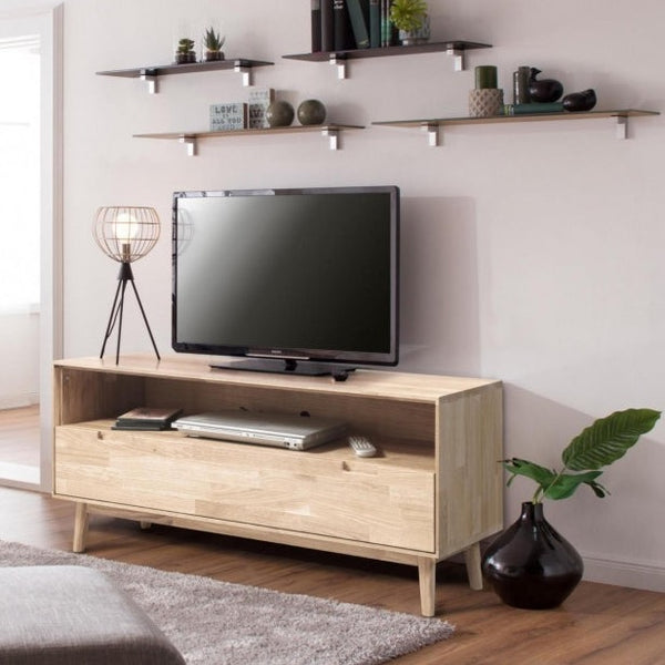 TV-Ständer aus massiver Eiche Escandi 2 Roble.Store NordicStory