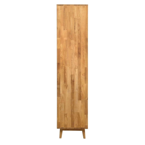 NordicStory Massiver Eichenschrank Vitrine