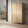 Oxford 2 Kleiderschrank Eiche massiv, 120x60x210 cm | NordicStory