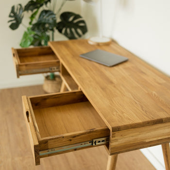 NordicStory Nachhaltiger Massivholz-Schreibtisch aus Eiche
