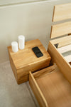 NordicStory Nachhaltiger Nachttisch aus massivem Eichenholz