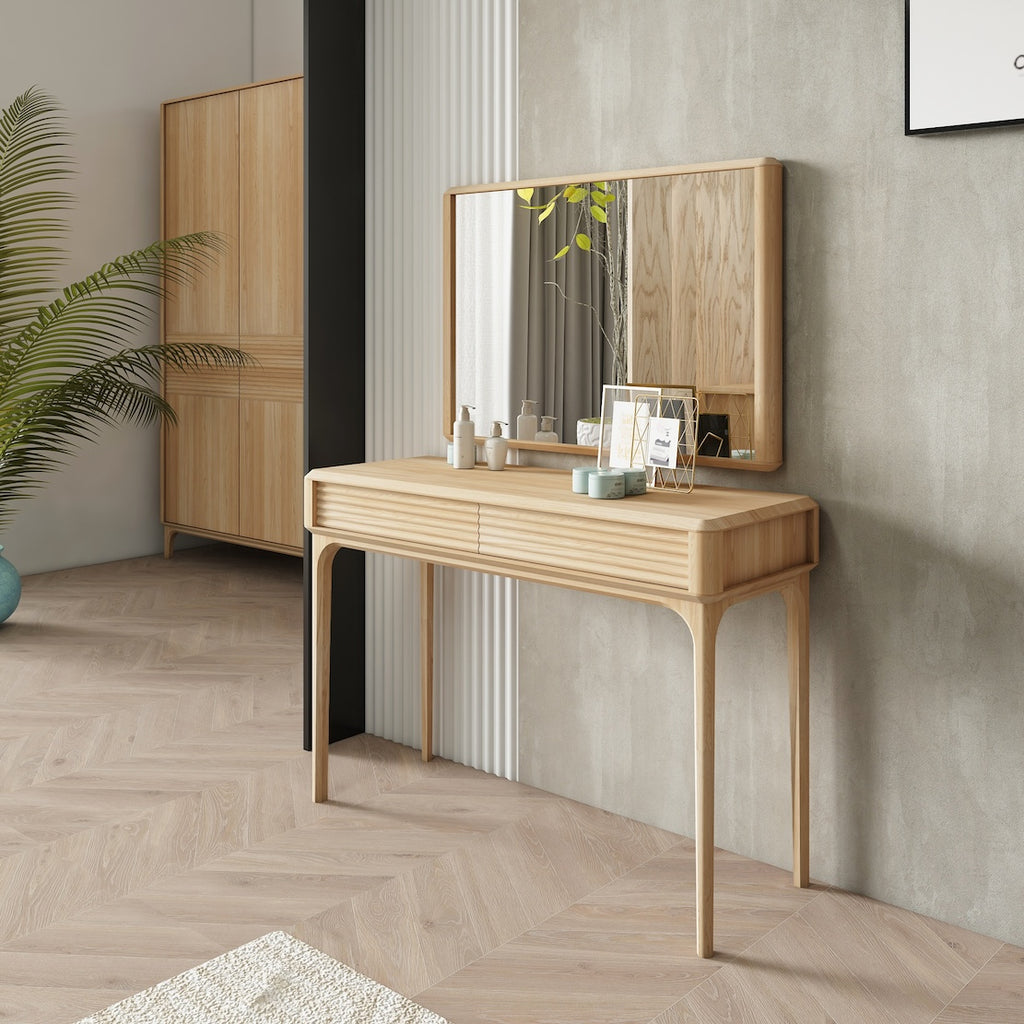 Oxford Eiche Massivholz Frisiertisch RobleStore NordicStory