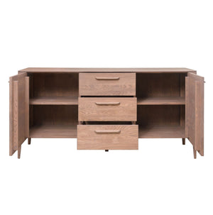 NordicStory Sideboard Kommode Kommode in Eiche massiv