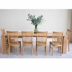 NordicStory Massivholz Tischset Ontario und 6 Stühle Provance Oak.Store