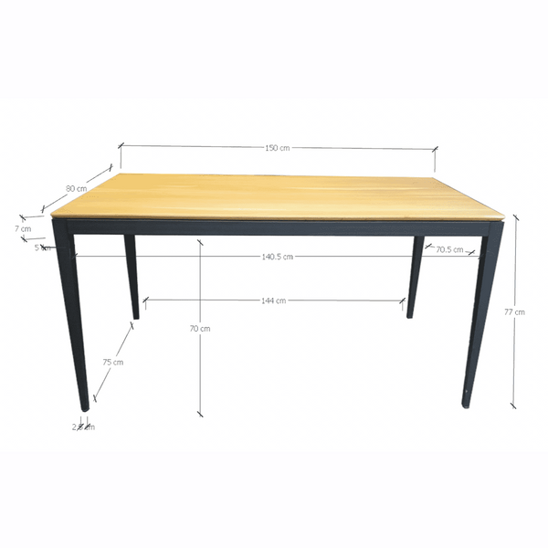 NordicStory MADRID Eiche Massivholz Esstisch MADRID Roble.Store