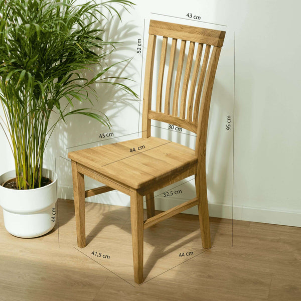 NordicStory Massivholz Tischset Ontario und 6 Stühle Provance Oak.Store
