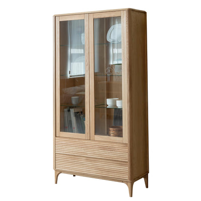 NordicStory Oxford Eiche massiv Vitrine 2